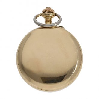 Swiss 18K gold anker chronometer with chronograph Circa 1908