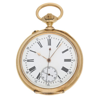 French 18 Carat pocket watch with 30 stones Circa 1880