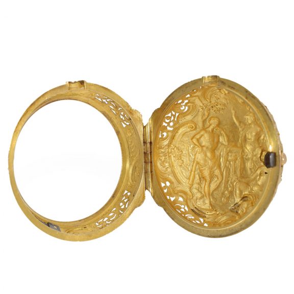 Early English museum quality gold cylinder watch Circa 17351735 Early English museum quality gold cylinder watch Circa 17351735