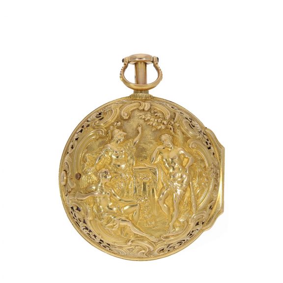 Early English museum quality gold cylinder watch Circa 17351735 Early English museum quality gold cylinder watch Circa 17351735