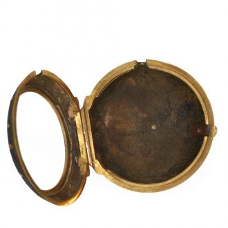 Early English museum quality gold cylinder watch Circa 17351735