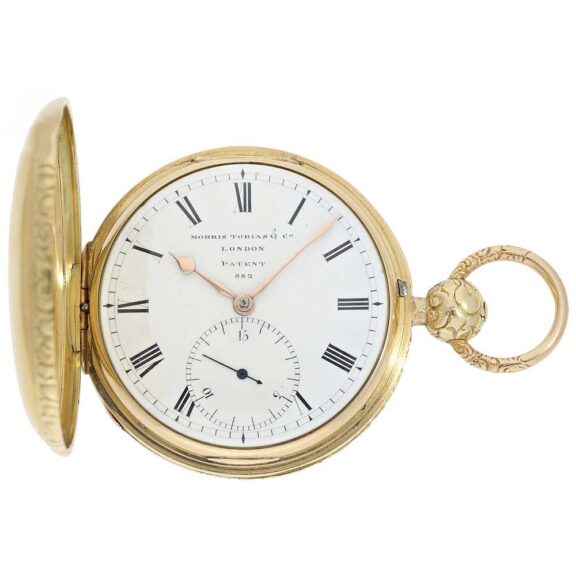 English rack lever watch with 15 seconds indication Circa 1806