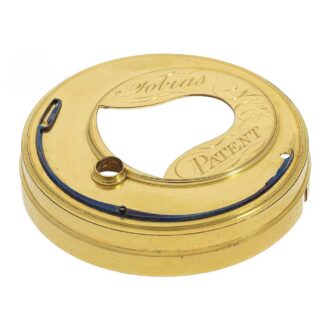 English rack lever watch with 15 seconds indication Circa 1806
