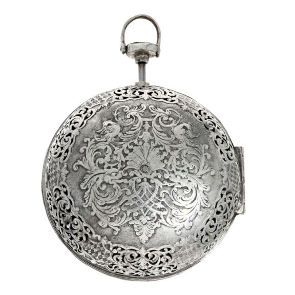 Fench silver verge with repeating hours and quarters Circa 1637 Fench silver verge with repeating hours and quarters Circa 1637