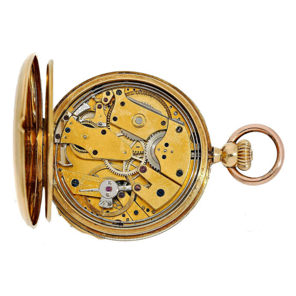 Swiss earliest known ladies' watch repeater Circa 1846 Swiss earliest known ladies' watch repeater Circa 1846