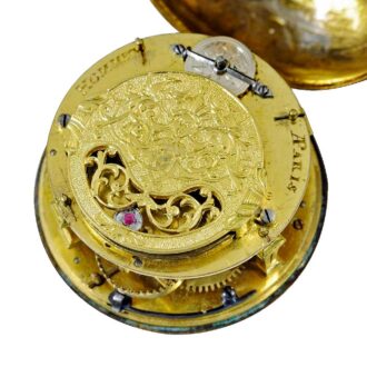 French mock pendulum oignon single handed Circa 1680