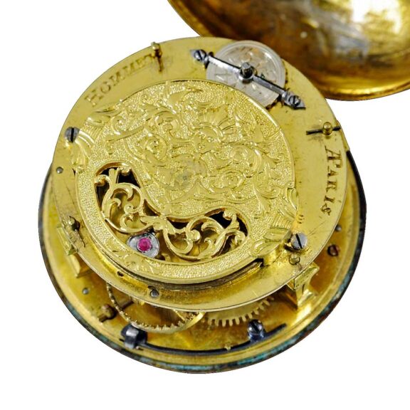 French mock pendulum oignon single handed Circa 1680 French mock pendulum oignon single handed Circa 1680