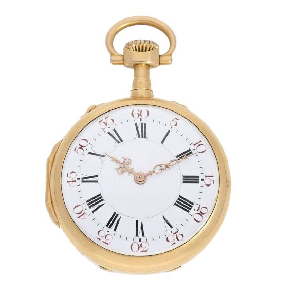 Rare French Louis XVI style pocket watch chronometer Circa 1870