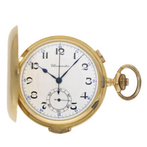 Swiss 18K gold minute repeating chronograph Circa 1900