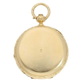 English chronometer with skeletonized movement Circa 1815