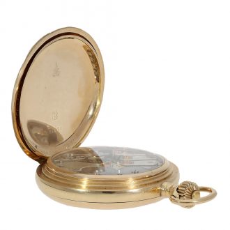 Swiss heavy full hunter cased watch with chronometer escapement Circa 1880