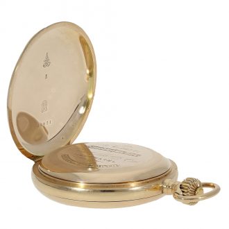 Swiss heavy full hunter cased watch with chronometer escapement Circa 1880