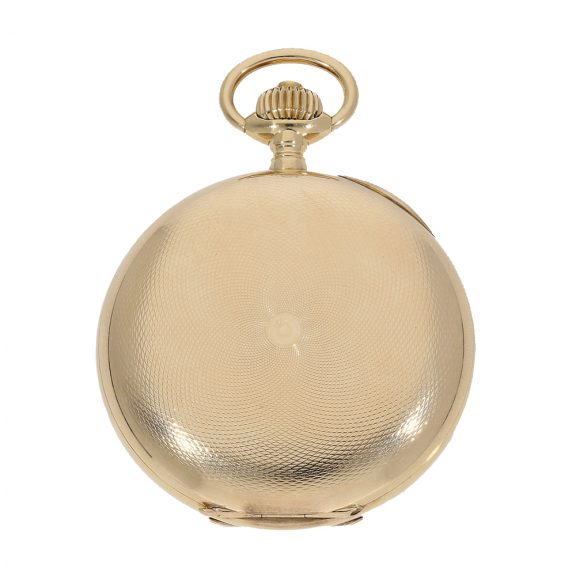 Swiss heavy full hunter cased watch with chronometer escapement Circa 1880 Swiss heavy full hunter cased watch with chronometer escapement Circa 1880