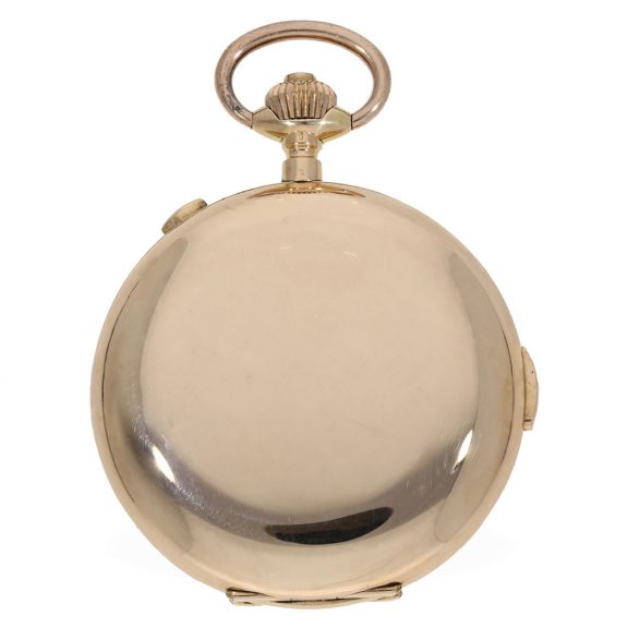 Swiss 14K gold quarter repeating lever with carillon Circa 1900 Swiss 14K gold quarter repeating lever with carillon Circa 1900
