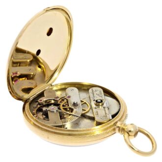 Danish gold pocket chronometer with key winding Circa 1855