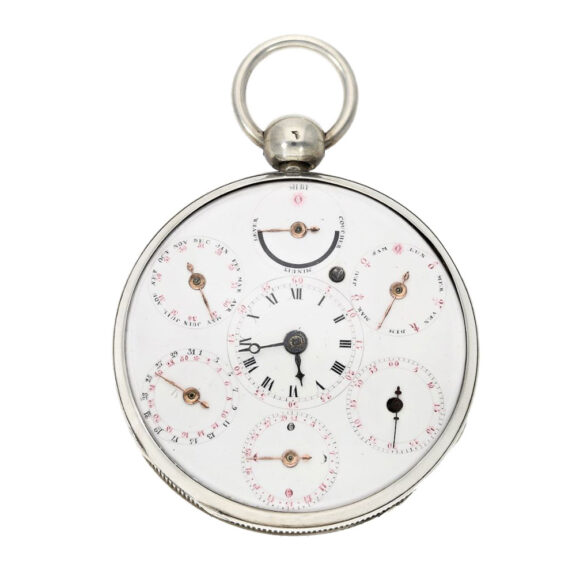 Swiss astronomic verge watch with 7 complications Circa 1800