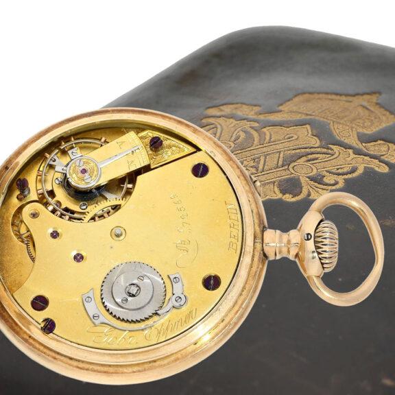 Historically important German gold watch Circa 1910 Historically important German gold watch Circa 1910