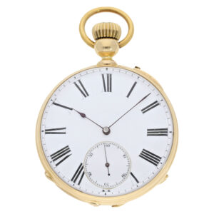 Swiss very interesting and fine pocket watch chronometer Circa 1860