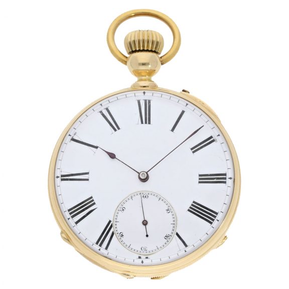 Swiss very interesting and fine pocket watch chronometer Circa 1860