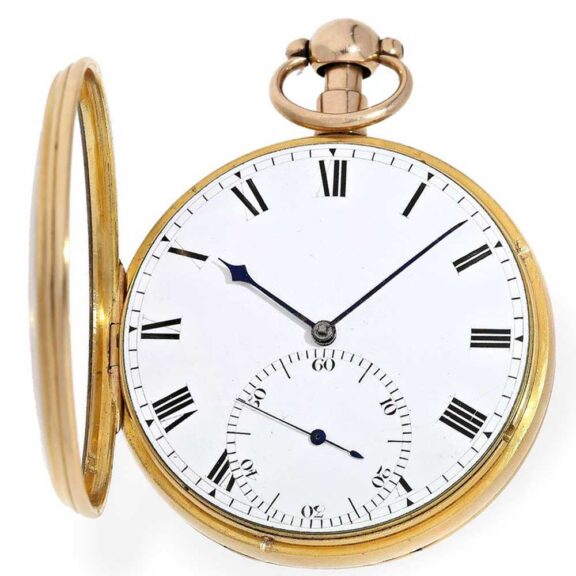 Scottish pink gold quarter repeating duplex watch Circa 1812 Scottish pink gold quarter repeating duplex watch Circa 1812