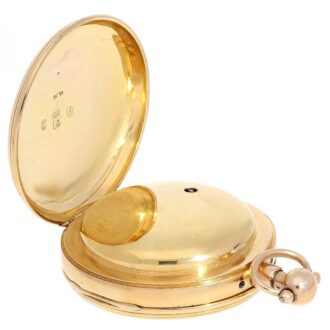 Scottish pink gold quarter repeating duplex watch Circa 1812