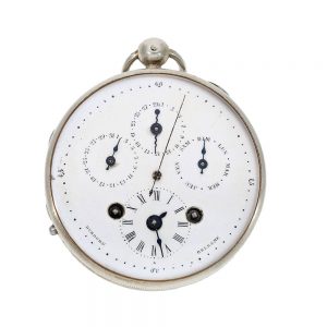 French astronomical watch with musical movement Circa 1790
