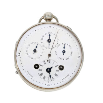 French astronomical watch with musical movement Circa 1790