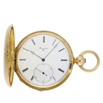 Swiss 18K gold anker chronometer in first quality Circa 1868
