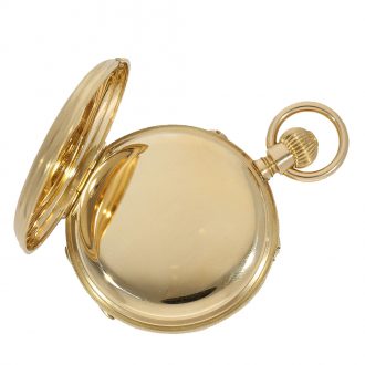 Very interesting pocket chronometer with crown winding Circa 1860