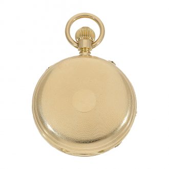 Very interesting pocket chronometer with crown winding Circa 1860