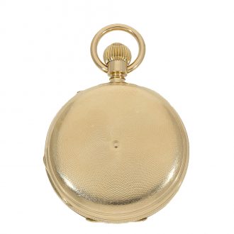 Very interesting pocket chronometer with crown winding Circa 1860