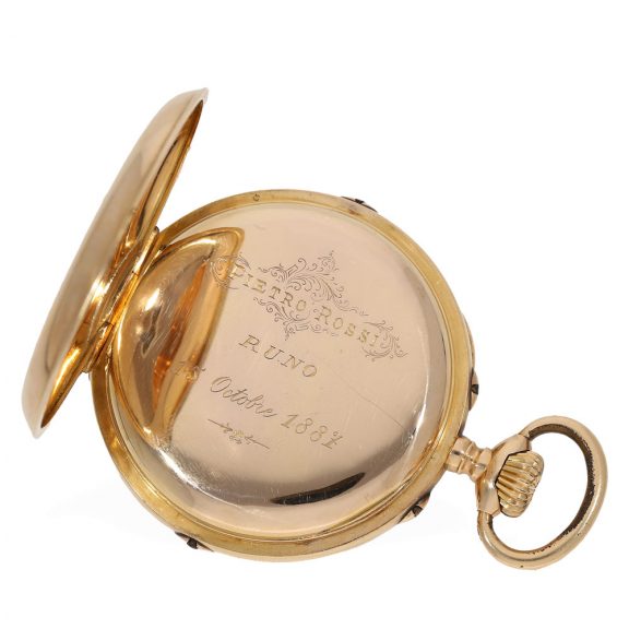 An 18 Carat red gold complicated astronomical watch Circa 1885 An 18 Carat red gold complicated astronomical watch Circa 1885