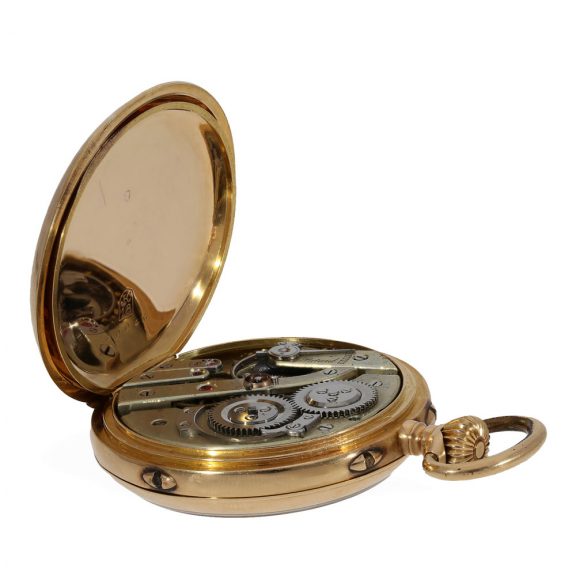 An 18 Carat red gold complicated astronomical watch Circa 1885 An 18 Carat red gold complicated astronomical watch Circa 1885