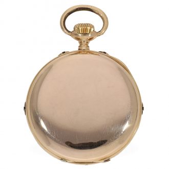 An 18 Carat red gold complicated astronomical watch Circa 1885