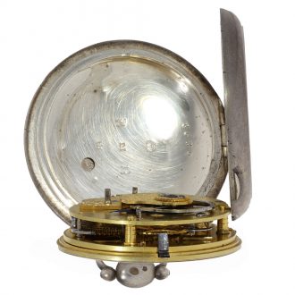 Swiss silver watch with special lever escapement Circa 1821