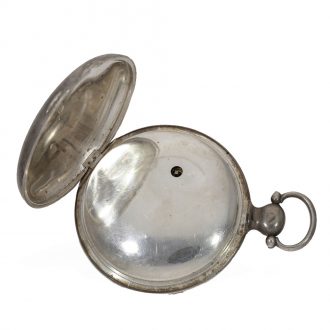 Swiss silver watch with special lever escapement Circa 1821