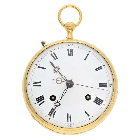Swiss self striking and hour repeating coach clock Circa 1800 Swiss self striking and hour repeating coach clock Circa 1800
