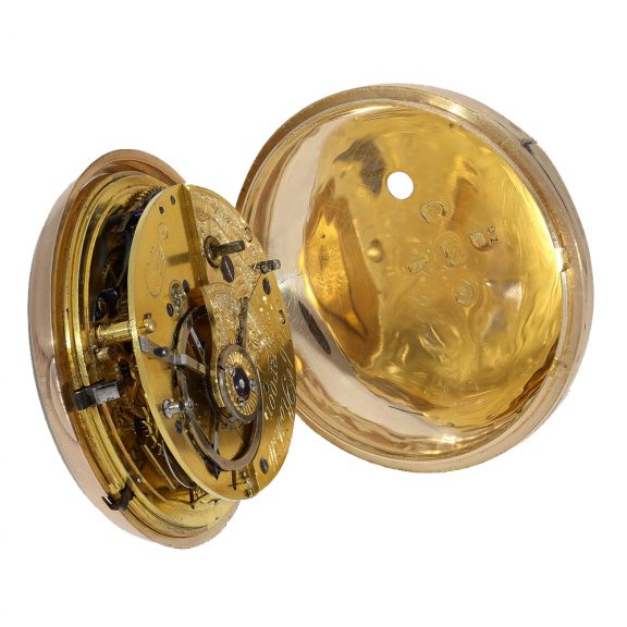 Important English pocket watch with rack lever escapement Circa 1809 Important English pocket watch with rack lever escapement Circa 1809