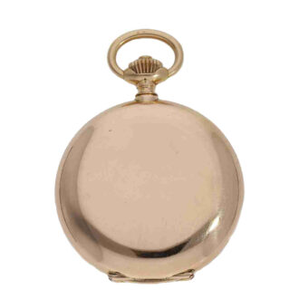 Swiss pink gold hunting cased anker chronometer Circa 1890