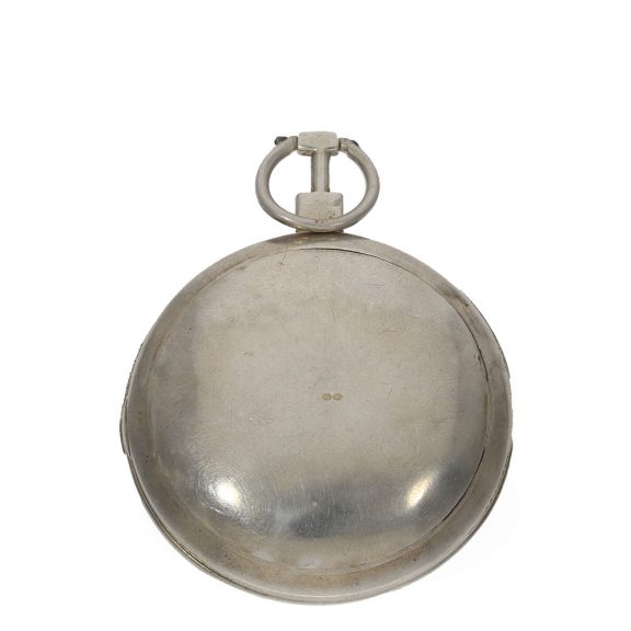 French silver verge watch with extremely rare dial Circa 1795 French silver verge watch with extremely rare dial Circa 1795