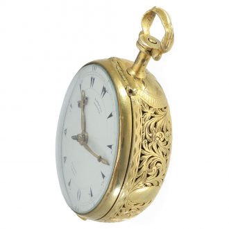 English museum coach clock with self strike and verge escapement Circa 1790 English museum coach clock with self strike and verge escapement Circa 1790