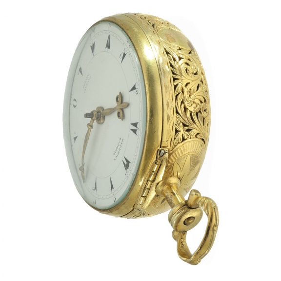 English museum coach clock with self strike and verge escapement Circa 1790 English museum coach clock with self strike and verge escapement Circa 1790