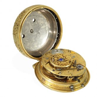 English museum coach clock with self strike and verge escapement Circa 1790 English museum coach clock with self strike and verge escapement Circa 1790