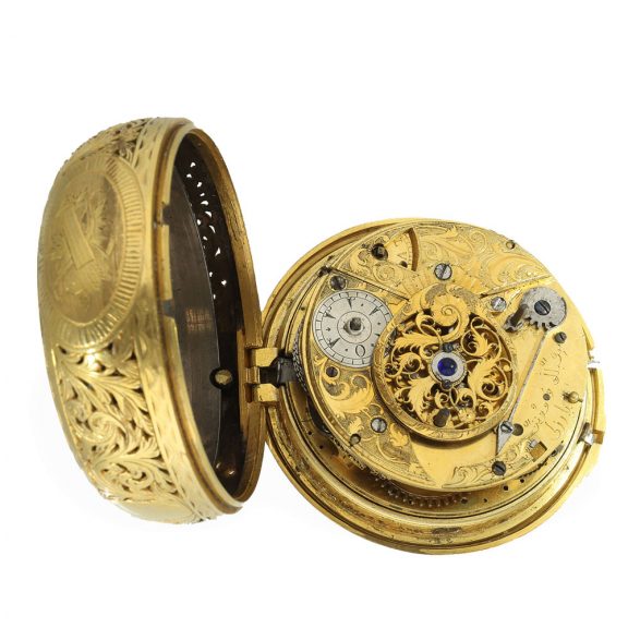 English museum coach clock with self strike and verge escapement Circa 1790 English museum coach clock with self strike and verge escapement Circa 1790