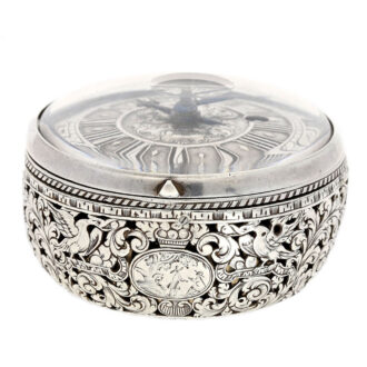 Swiss silver verge with repeating hours and quarters Circa 1700