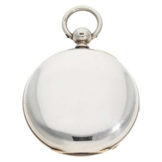 English silver precision open faced pocket watch Circa 1851