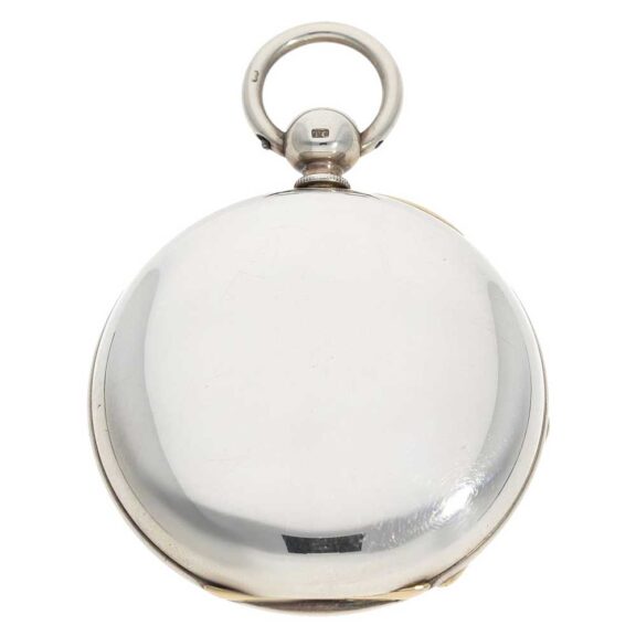 English silver precision open faced pocket watch Circa 1851 English silver precision open faced pocket watch Circa 1851