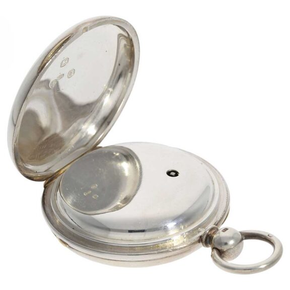 English silver precision open faced pocket watch Circa 1851 English silver precision open faced pocket watch Circa 1851
