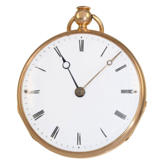 French repeating watch with jumping hours hand Circa 1825