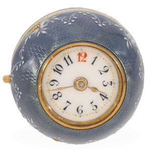 Swiss 18 carat gold ‘pear’ watch with lever escapement Circa 1900
